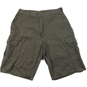 Dickies Men's Cargo Shorts Size 34 Khaki Cotton Utility Workwear